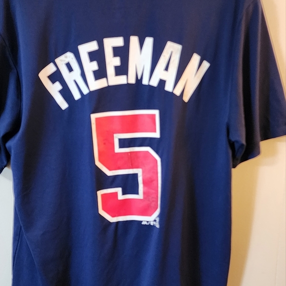 Majestic Cool Base "Atlanta Braves Freddie Freeman" Team T-Shirt (Medium) - Picture 6 of 8